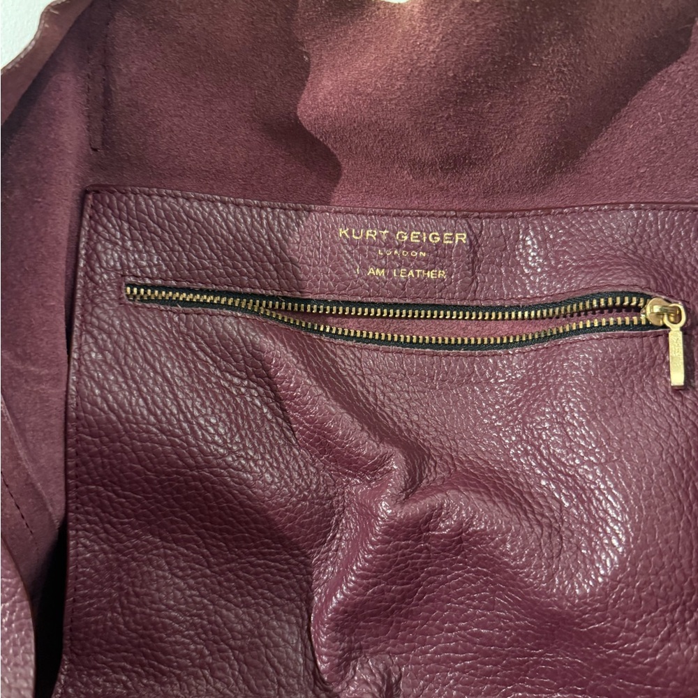 Kurt Geiger Deep Purple Tote Bag - Picture 3 of 3